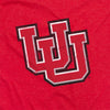 University of Utah Primary Logo Unisex Adult Heathered Premium T Shirt