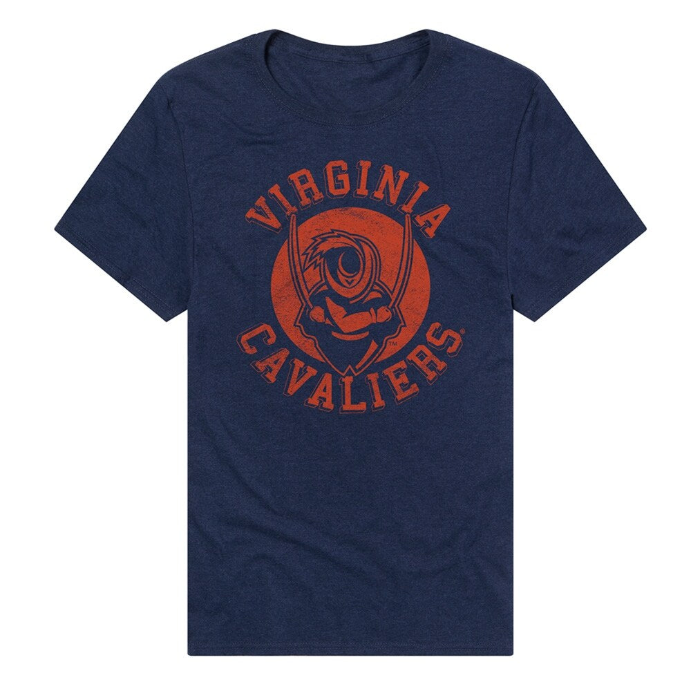 University of Virginia Classic Retro Stamp Logo Unisex Adult Heathered Premium T Shirt