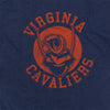 University of Virginia Classic Retro Stamp Logo Unisex Adult Heathered Premium T Shirt