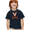 University of Virginia Primary Logo Kids T Shirt for Youth Boys and Girls