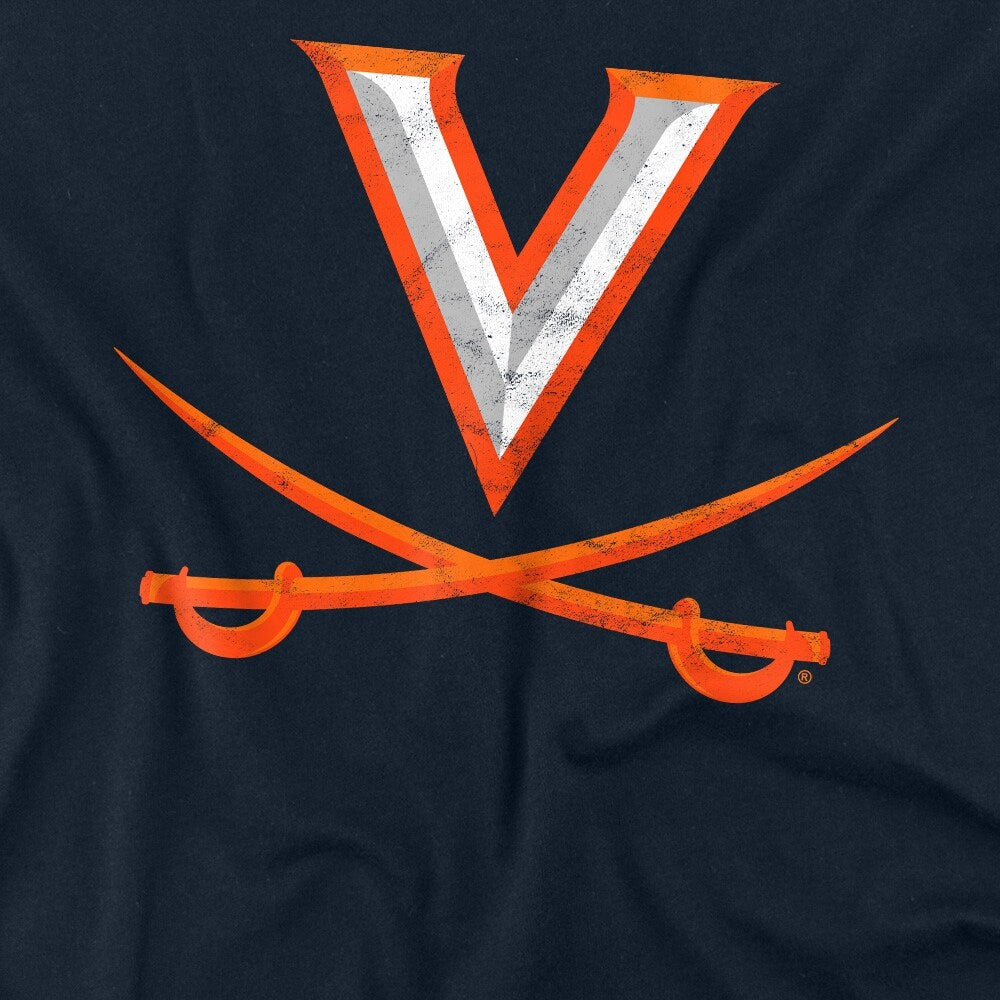 University of Virginia Primary Logo Kids T Shirt for Youth Boys and Girls