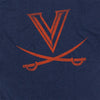 University of Virginia Simple Distressed Logo Unisex Adult Heathered Premium T Shirt