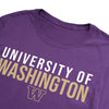 University of Washington Stacked Unisex Adult Premium T Shirt