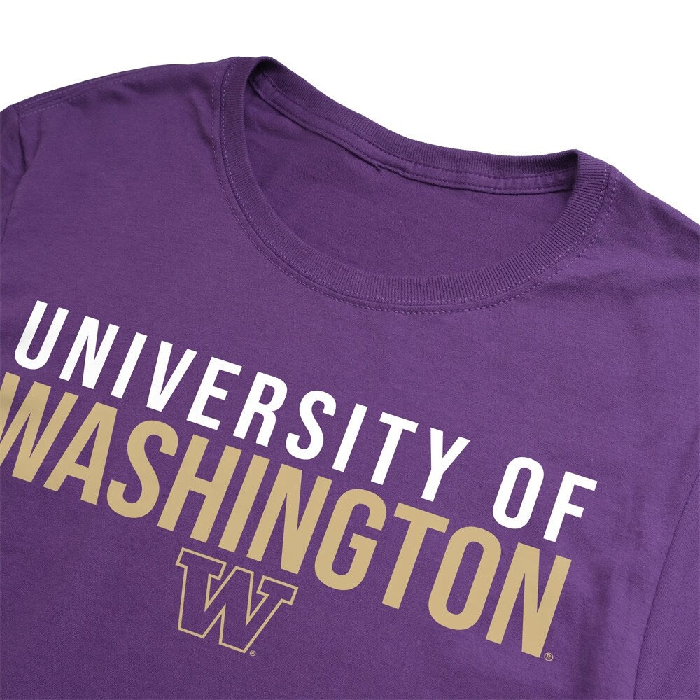 University of Washington Stacked Unisex Adult Premium T Shirt