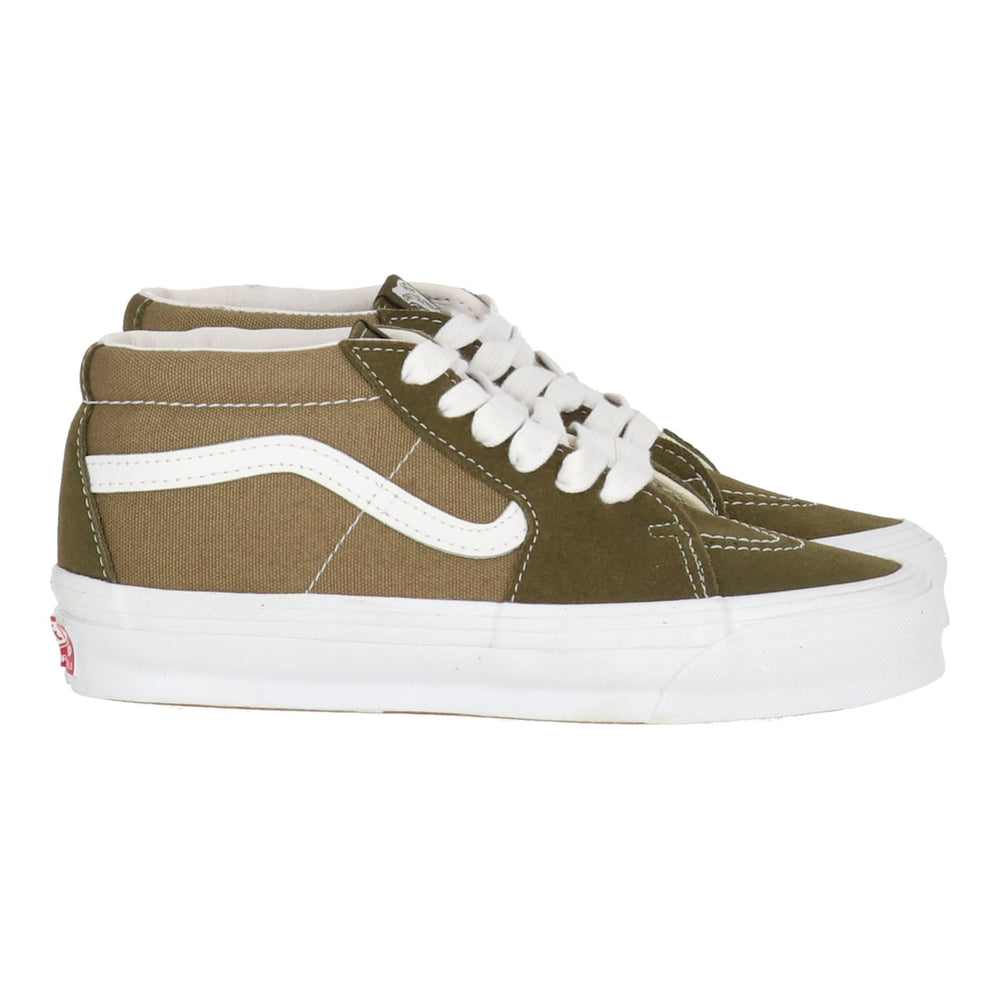 Vans Mens Green/White Sneaker