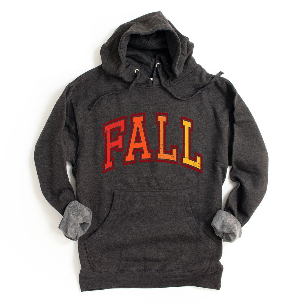 Varsity Fall Ombre Graphic Hoodie