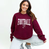 Varsity Football Babe Graphic Sweatshirt