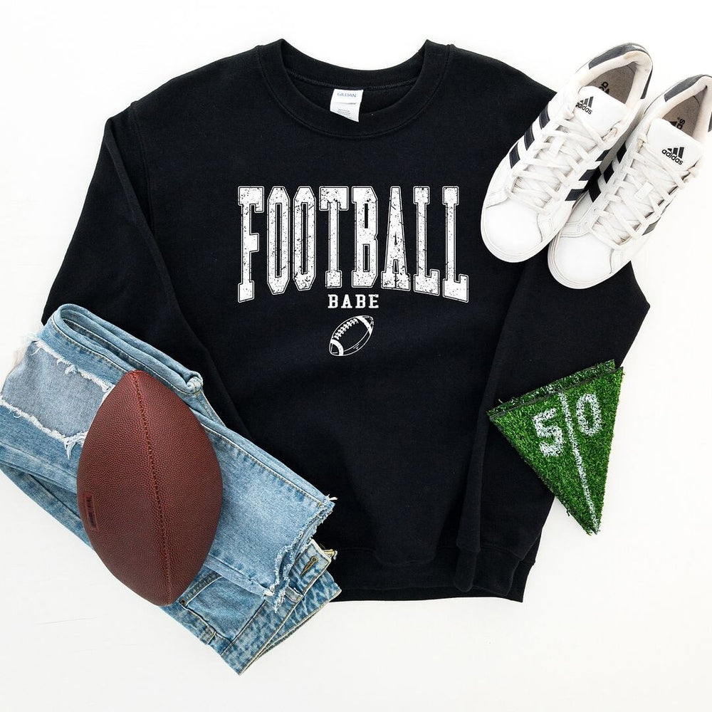 Varsity Football Babe Graphic Sweatshirt