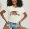 Varsity Football Vibes Garment Dyed Tee