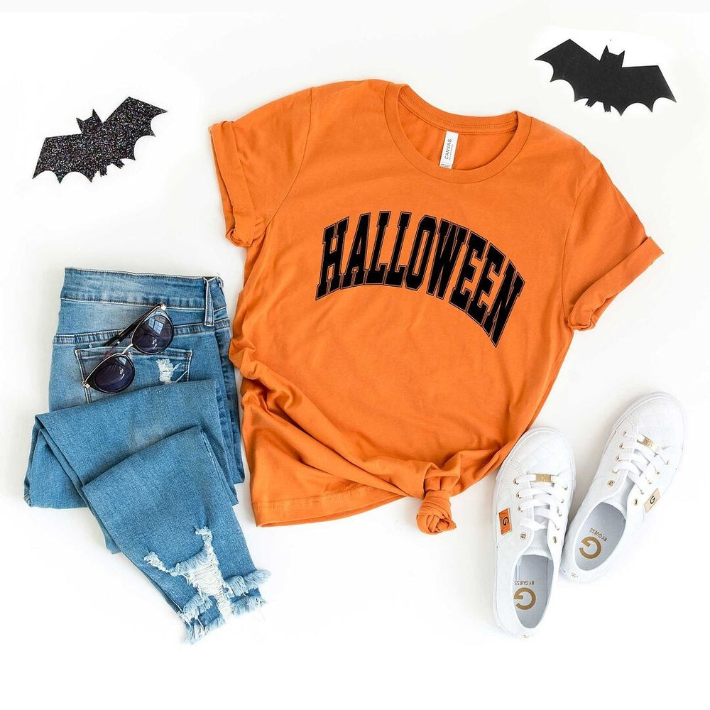 Varsity Halloween Short Sleeve Tee