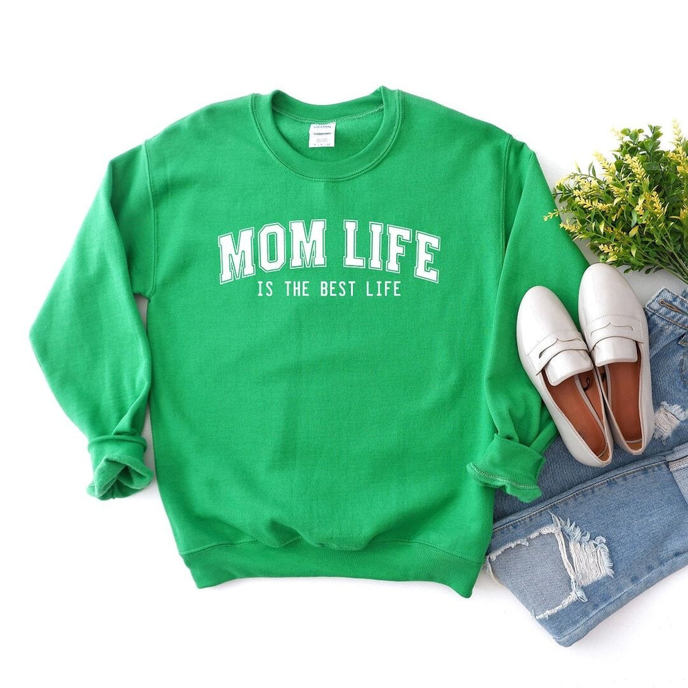 Varsity Mom Life Graphic Sweatshirt