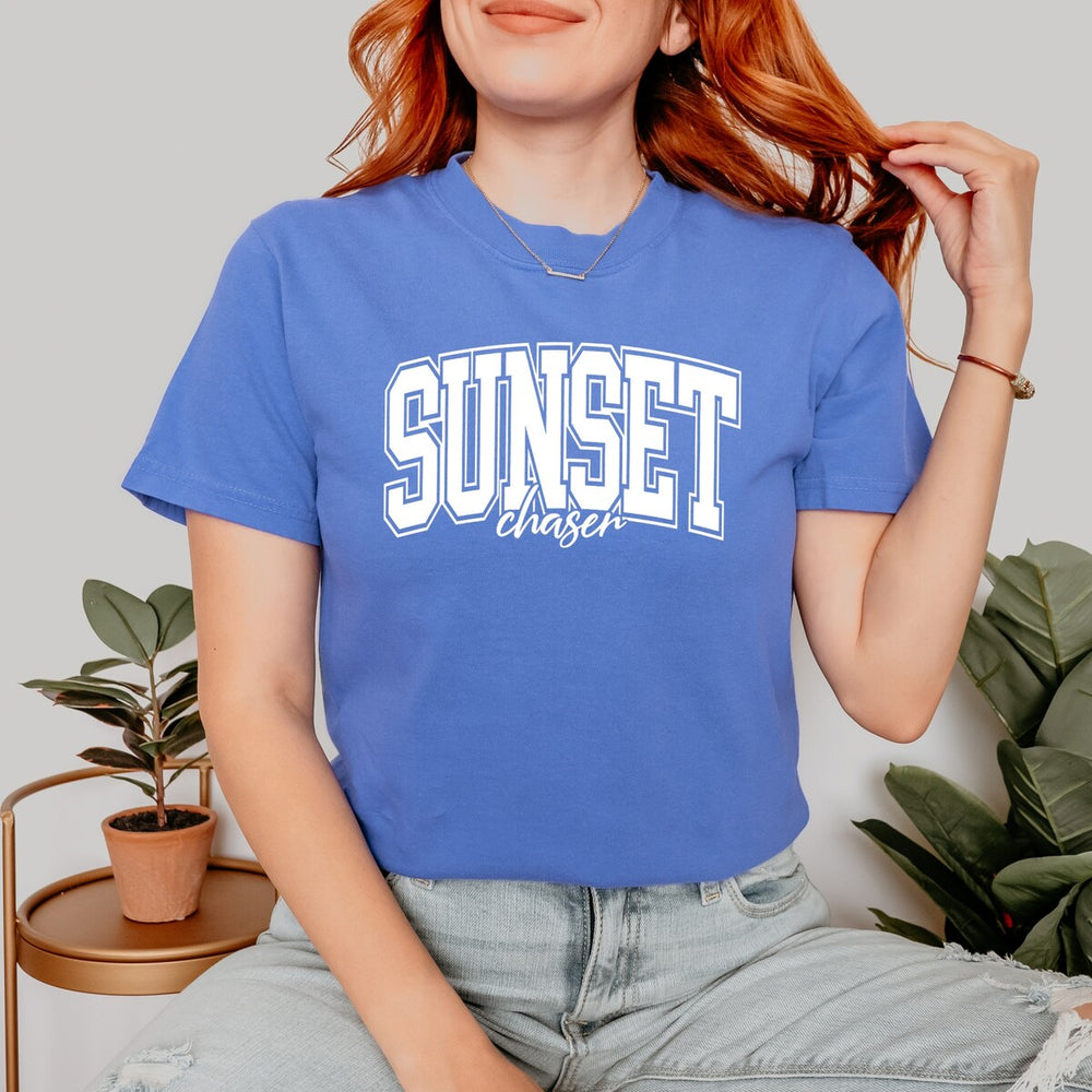 Varsity Sunset Chaser Garment Dyed Tee