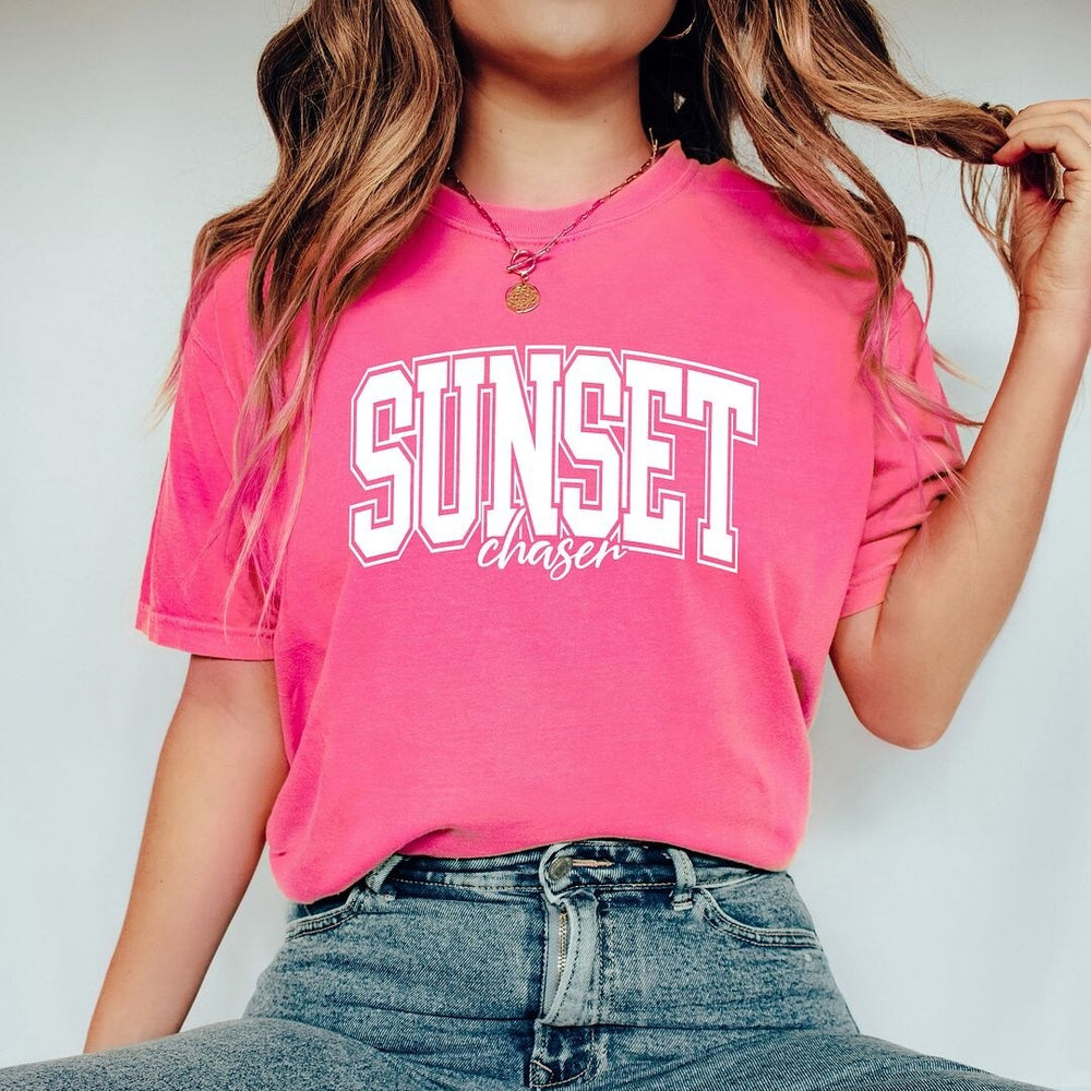 Varsity Sunset Chaser Garment Dyed Tee