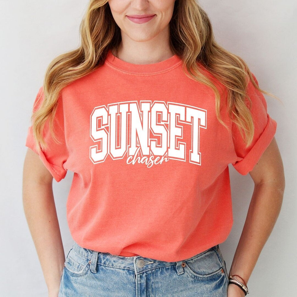 Varsity Sunset Chaser Garment Dyed Tee