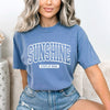 Varsity Sunshine State Of Mind Garment Dyed Tee