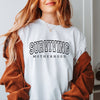 Varsity Surviving Motherhood Short Sleeve Crewnneck Tee