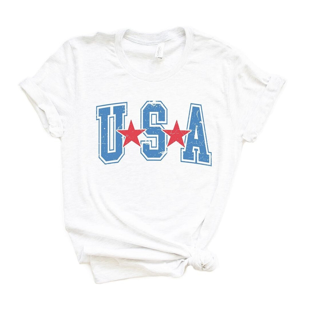 Varsity USA Red Stars Short Sleeve Crewnneck Tee