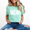 Varsity Vacay Vibes Short Sleeve Crewnneck Tee