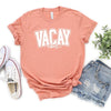 Varsity Vacay Vibes Short Sleeve Crewnneck Tee