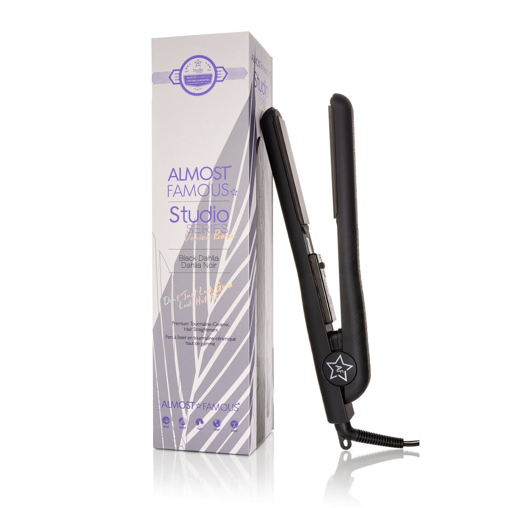 Venice Babe 1.25" Flat Iron with Luxe Gem Infused Plates