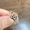 Vera & Co. Sterling Silver 2-Tone Celtic Knot Ring