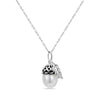 Vera & Co. Sterling Silver Acorn Charm with Freshwater Pearl Necklace