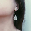 Vera & Co. Sterling Silver Calabash Earring