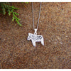 Vera & Co. Sterling Silver Dala Horse Lucky Charm Necklace