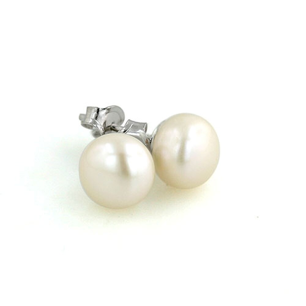 Vera & Co. Sterling Silver Freshwater Pearl Stud Earring