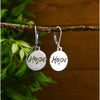 Vera & Co. Sterling Silver Hope Expression Earring - White