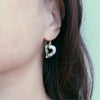 Vera & Co. Sterling Silver Love Earring