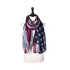 Vintage Flag Scarf in Jean Blue