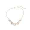 Vintage Pearl Goldtone Collar Necklace - White