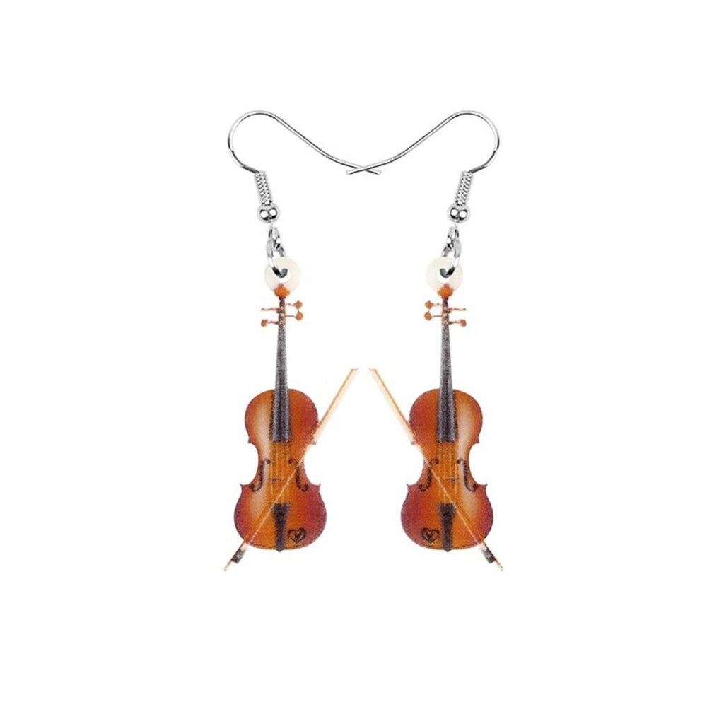 Violin Drop Earrings