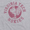 Virginia Tech Classic Retro Stamp Logo Unisex Adult Heathered Premium T Shirt