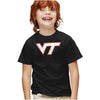 Virginia Tech Distressed Primary Kids T Shirt for Youth Boys and Girls