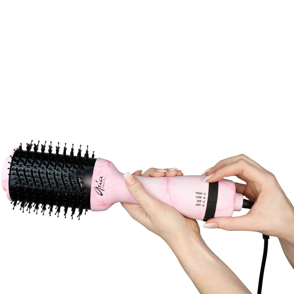 Volumizing 3in1 Blow Dryer Brush - Pink Marble