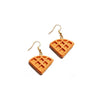 Waffle Drop Earrings