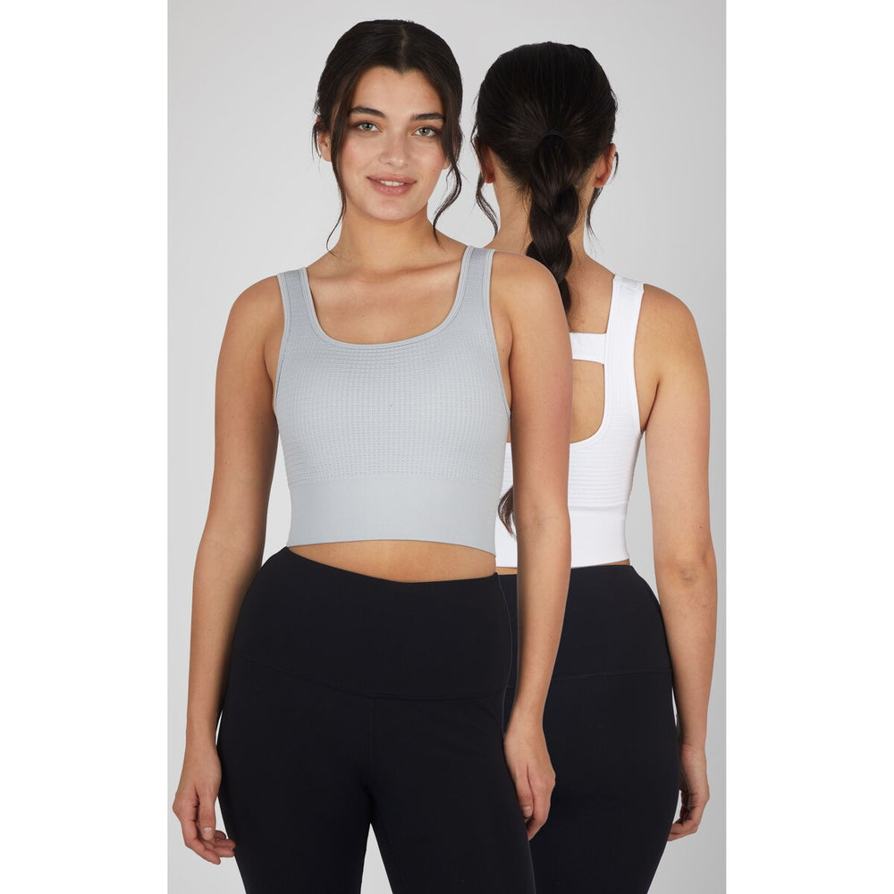 Yogalicious Waffle Seamless Melanie Bra 2 Pack