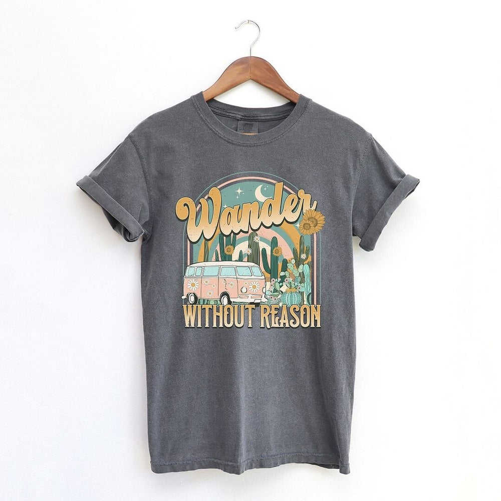 Wander Without Reason Desert Van Garment Dyed Tee