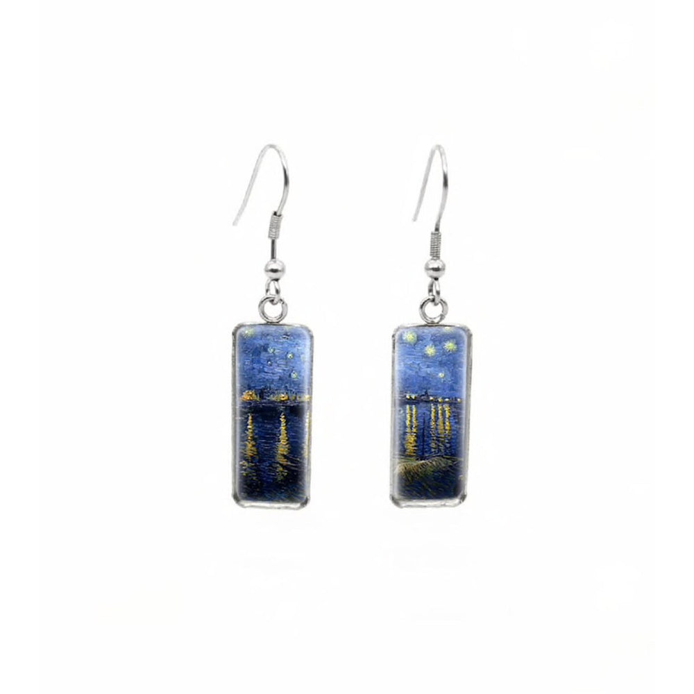 Wanderlust Rectangular Drop Earrings