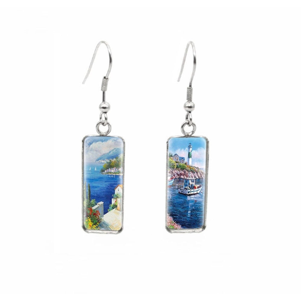 Wanderlust Rectangular Drop Earrings