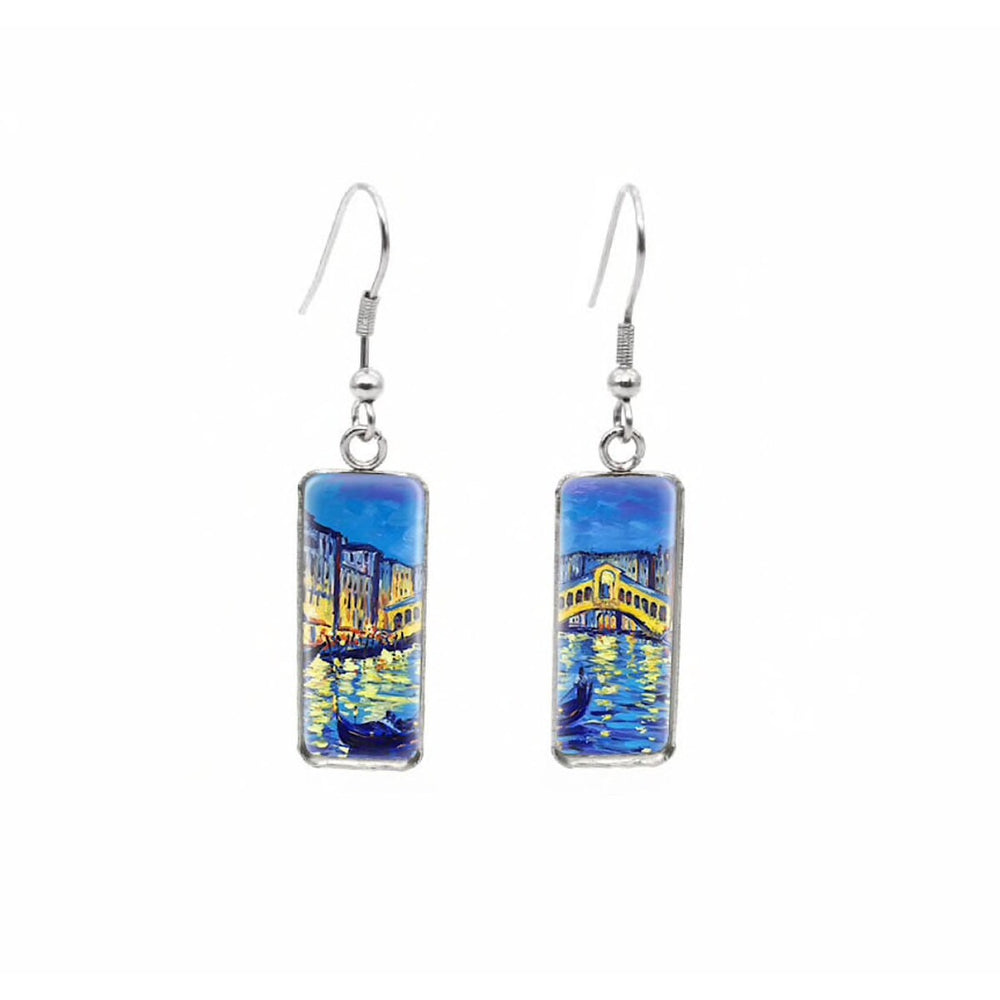 Wanderlust Rectangular Drop Earrings