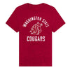 Washington State University Cougars Unisex Adult Heathered Premium T Shirt