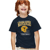 West Virginia University Football Helmet Kids T Shirt for Youth Boys and Girls