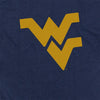 West Virginia University Simple Distressed Logo Unisex Adult Heathered Premium T Shirt