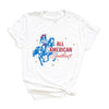 Western All American Sweetheart Sleeve Crewnneck Tee