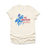 Western All American Sweetheart Sleeve Crewnneck Tee