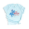 Western All American Sweetheart Sleeve Crewnneck Tee