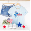 Western All American Sweetheart Sleeve Crewnneck Tee